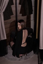 Пиджак с открытой спиной - фото 74256