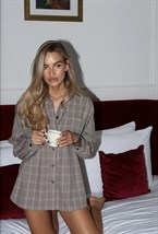 Рубашка Boyfriend в клетку - фото 74301