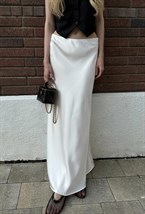 Шелковая юбка по косой - фото 74350