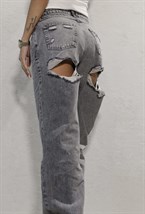 Джинсы с разрезами - фото 74385