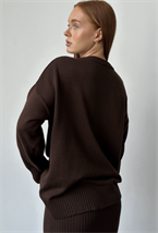 Вязаный костюм Brown - фото 74635