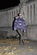 Пуховик Qipao Oriental blue - фото 75579