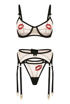 Прозрачные трусики-стринги Crime - фото 76001