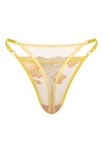 Прозрачные трусики-стринги Peony - фото 76038