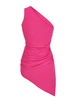 Платье на одно плечо Tie - фото 76243