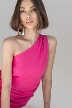 Платье на одно плечо Tie - фото 76246