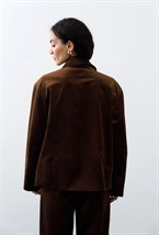 Жакет из велюра - фото 76414