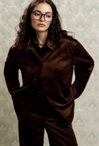 Жакет из велюра - фото 76418