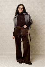 Брюки из велюра - фото 76509