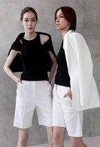 TOTAL WHITE шорты - фото 76580