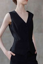 Жилет из шелка и вискозы - фото 76594