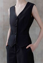 Жилет из шелка и вискозы - фото 76596