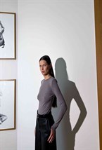 Лонгслив из вискозы и шерсти - фото 76760