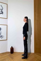 Лонгслив с подплечником - фото 76775