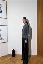 Лонгслив из вискозы и шерсти - фото 76780