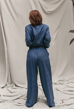 Костюм синяя клетка - фото 76860