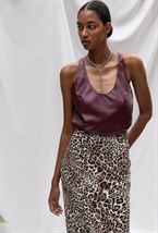 Юбка "лео" + топ - фото 76883