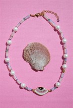 Колье фарфоровым глазом - фото 77527