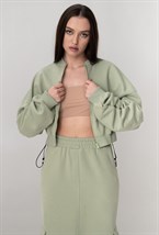 Бомбер Olive Sage - фото 77586