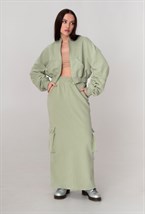 Бомбер Olive Sage - фото 77588