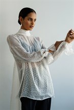 Блуза с бантом из шелка ETRO - фото 77594