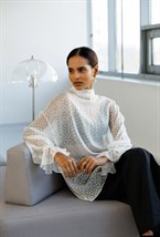 Блуза с бантом из шелка ETRO - фото 77595