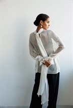 Блуза с бантом из шелка ETRO - фото 77596