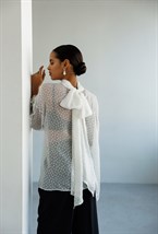 Блуза с бантом из шелка ETRO - фото 77598