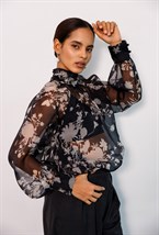 Блуза из шелка ORGANZA - фото 77609