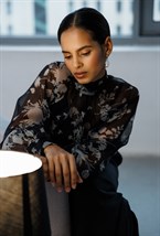 Блуза из шелка ORGANZA - фото 77611