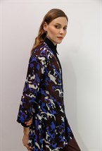 Блуза А-силуэта из модала Alexander McQueen - фото 77654