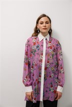 Блуза А-силуэта из шелка GUCCI - фото 77668