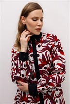 Блуза А-силуэта из поплина KENZO - фото 77672