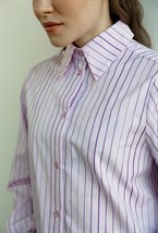 Рубашка с удлиненными манжетами из хлопка Versace - фото 77677