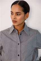 Рубашка с удлиненными манжетами из хлопка Versace - фото 77686