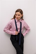 Рубашка с удлиненными манжетами из поплина Bottega Artigiano - фото 77691