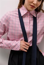 Рубашка с удлиненными манжетами из поплина Bottega Artigiano - фото 77693