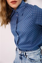 Рубашка с удлиненными манжетами из хлопка Max Mara - фото 77699