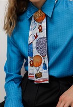 Рубашка из шелка JACQUARD - фото 77721