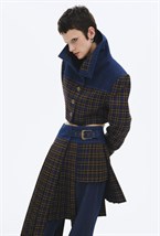 Разнодлинная юбка-килт на запах Elizabeth - фото 79267