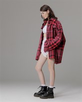 Рубашка оверсайз "SCHOOL" - фото 79805