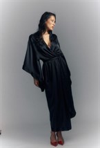 Шелковый халат-кимоно - фото 80566