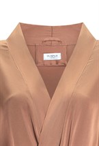 Шелковый халат-кимоно - фото 80574