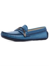 Мокасины в синем - фото 81206