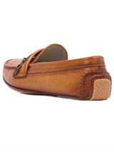 Мокасины в охре - фото 81218