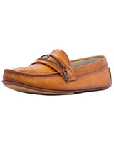 Мокасины в охре - фото 81220