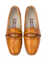 Мокасины в охре - фото 81221