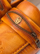 Мокасины в охре - фото 81222