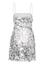 Платье комбинация в пайетках - фото 81257