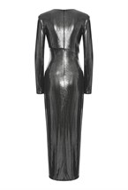 Платье длинное со сборками - фото 81266